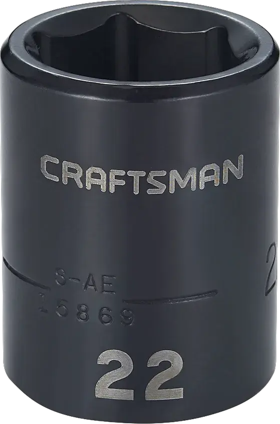 View of CRAFTSMAN Sockets: Impact on white background