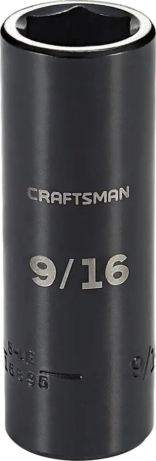 9 sixteenths inch S A E deep impact socket.

