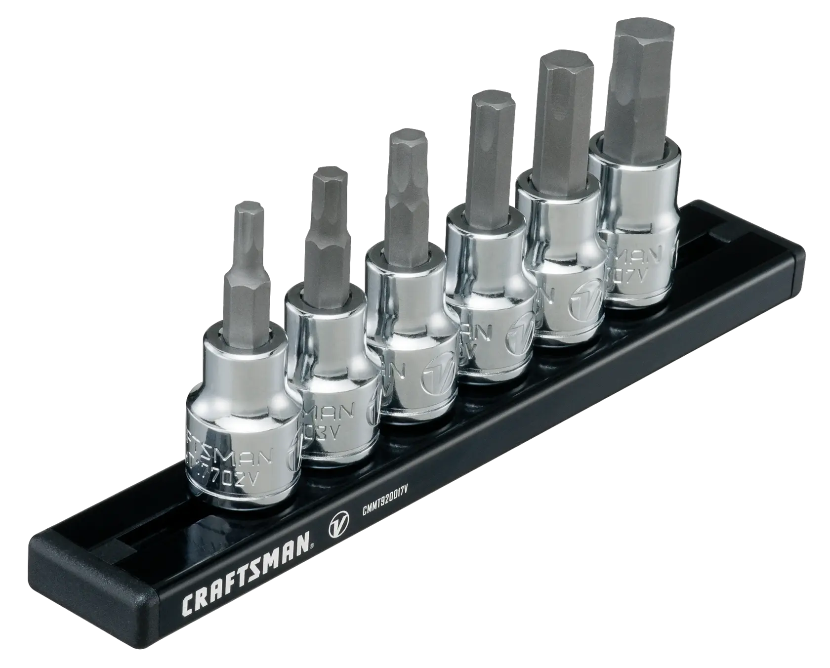 View of CRAFTSMAN Sockets: Hex on white background