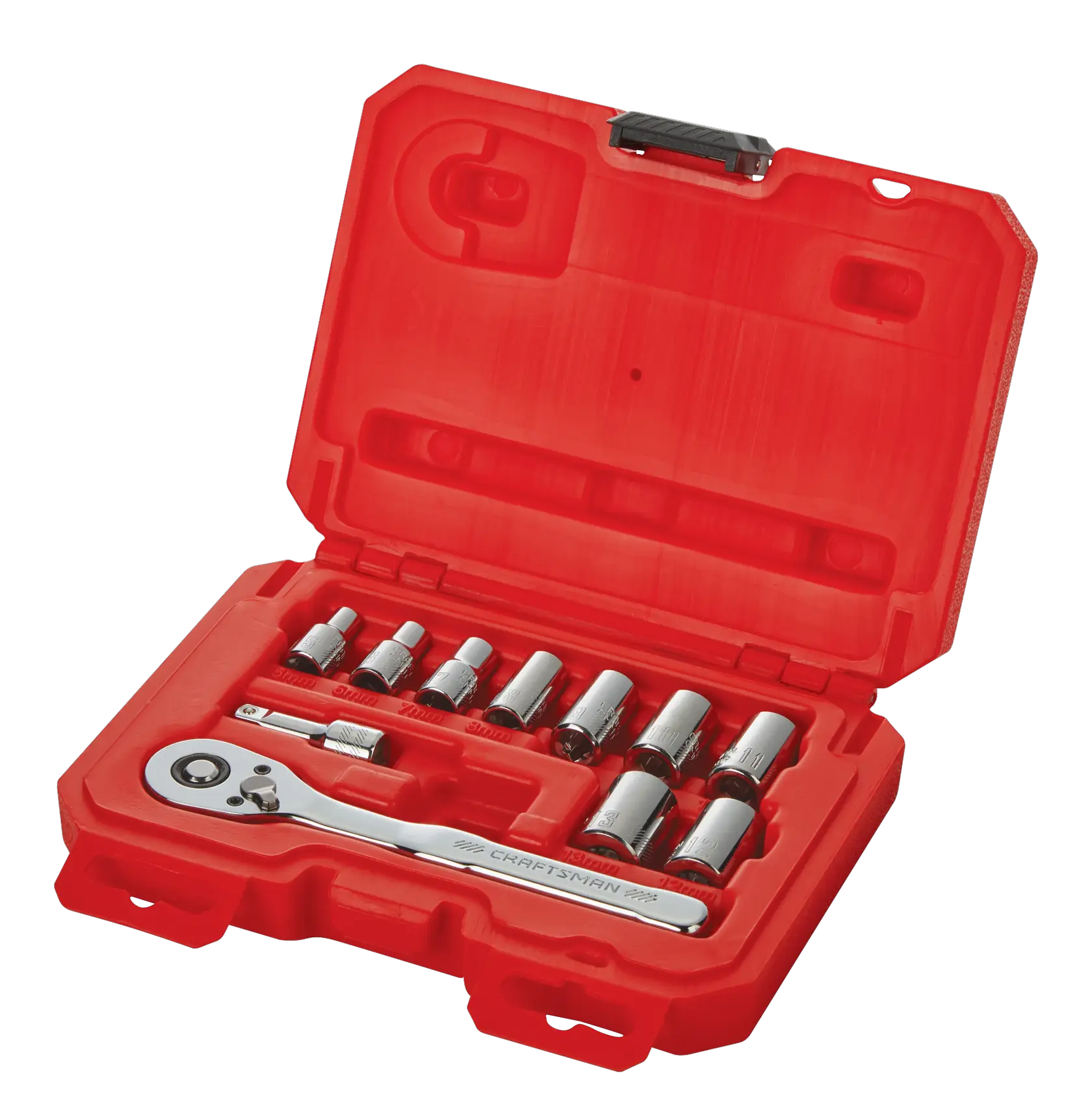 CRAFTSMAN 11-Piece 1/4-Inch Drive Metric Mechanics Tool Set