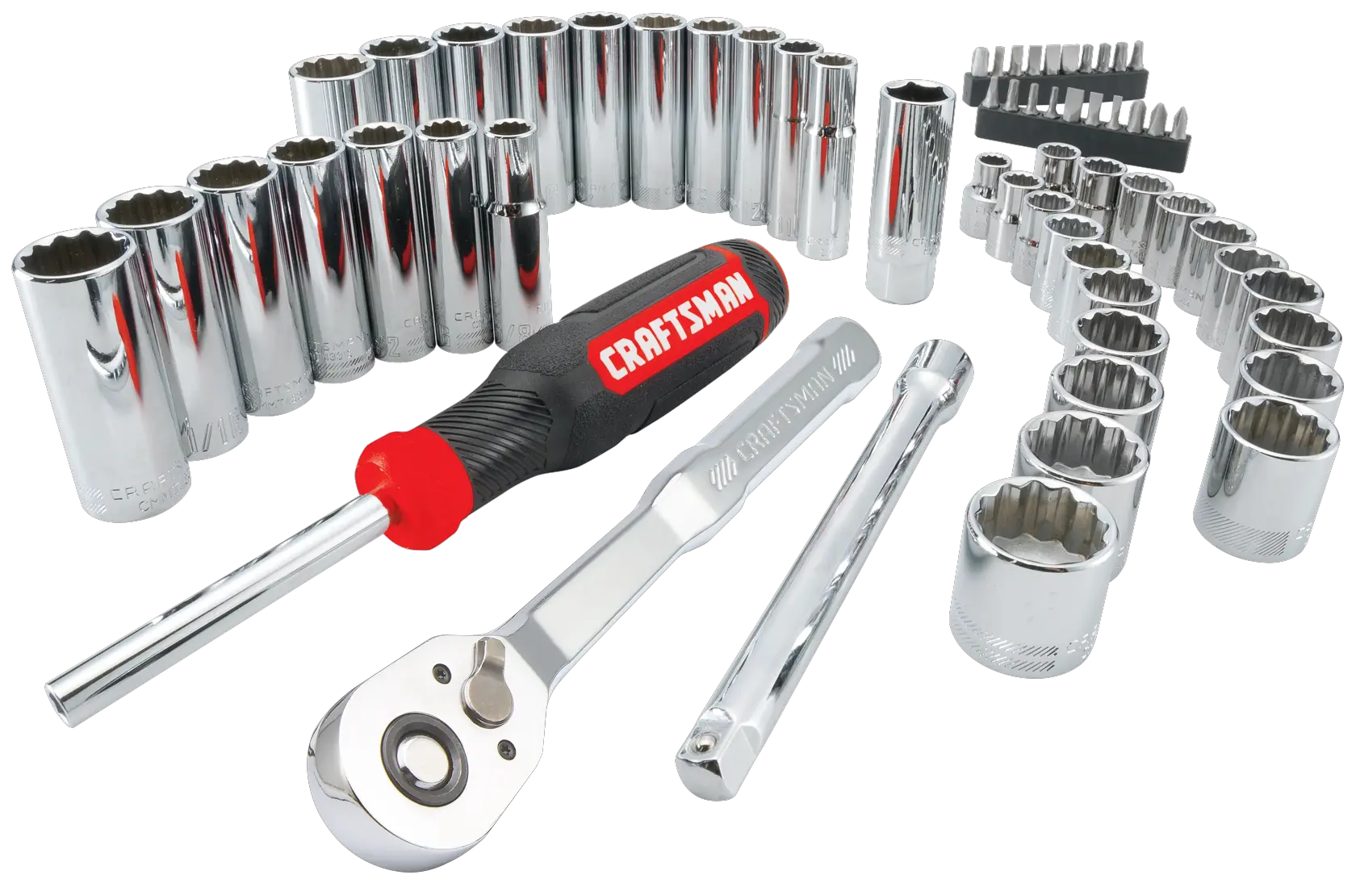 CRAFTSMAN  61PC MECH TOOL SET - full contents of set