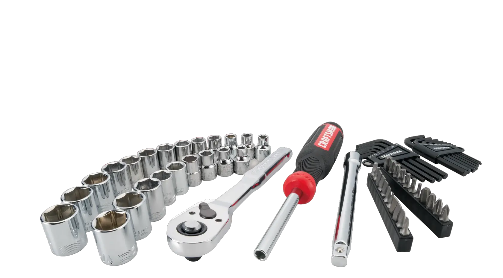 CRAFTSMAN 63-Piece VERSASTACK™ Mechanics Tool Set Standard (SAE) and Metric with Case