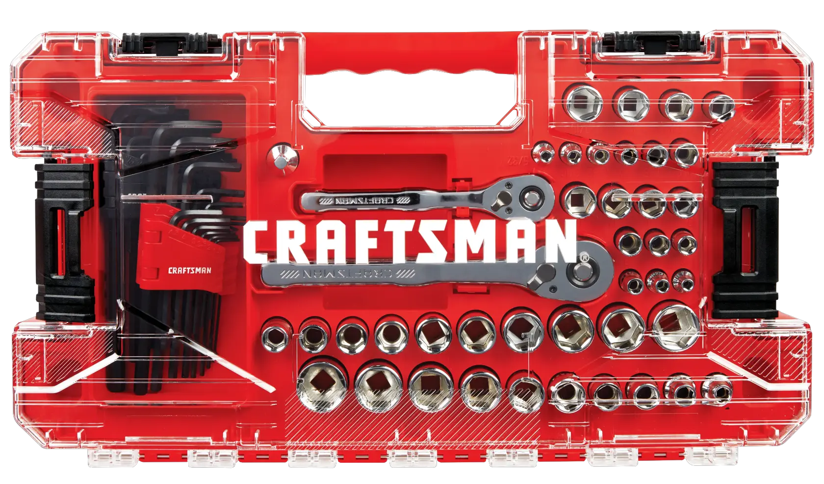 CRAFTSMAN VERSASTACK™ Mechanics Tool Set Standard (SAE) and Metric with Case (71-Piece)