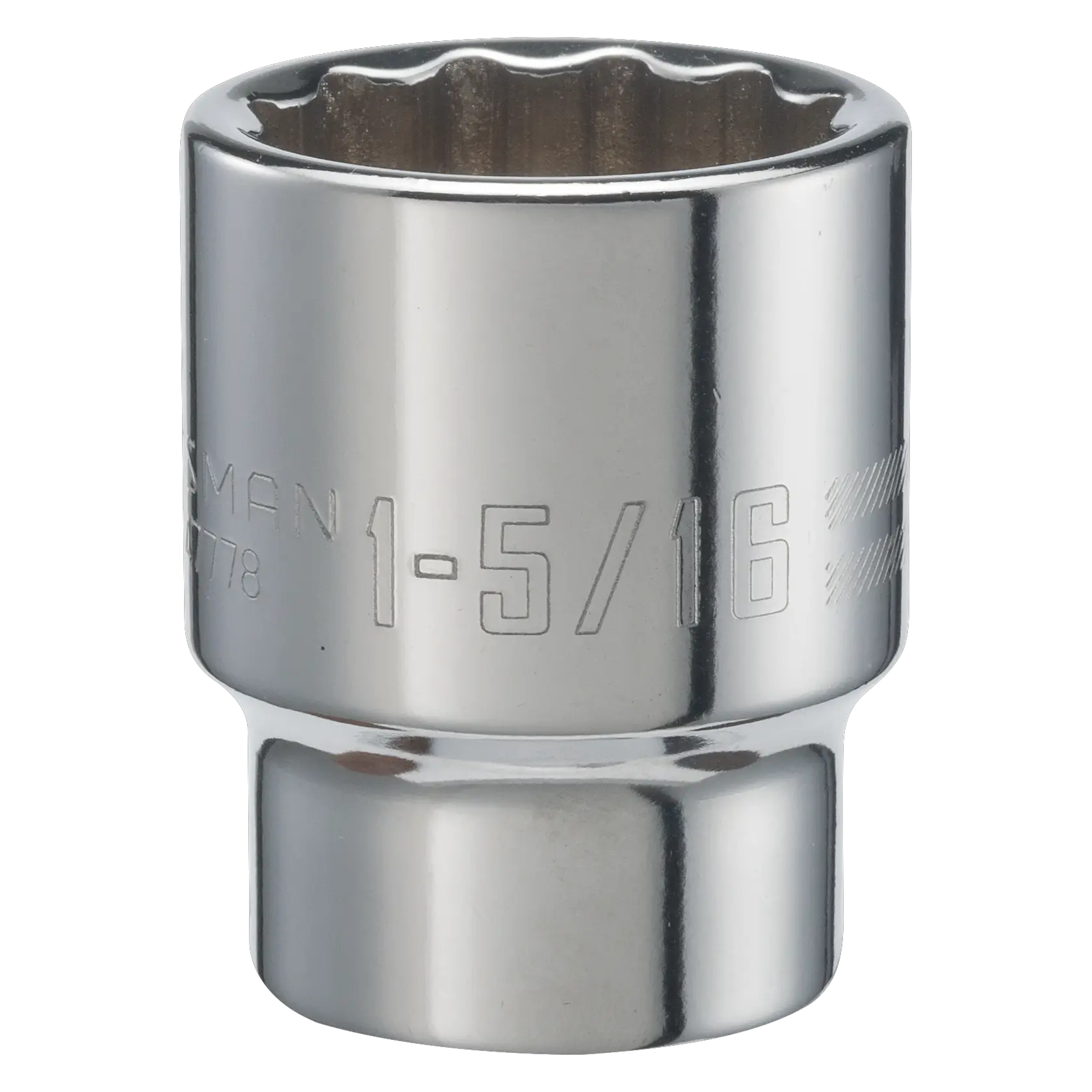 View of CRAFTSMAN Sockets: Shallow on white background