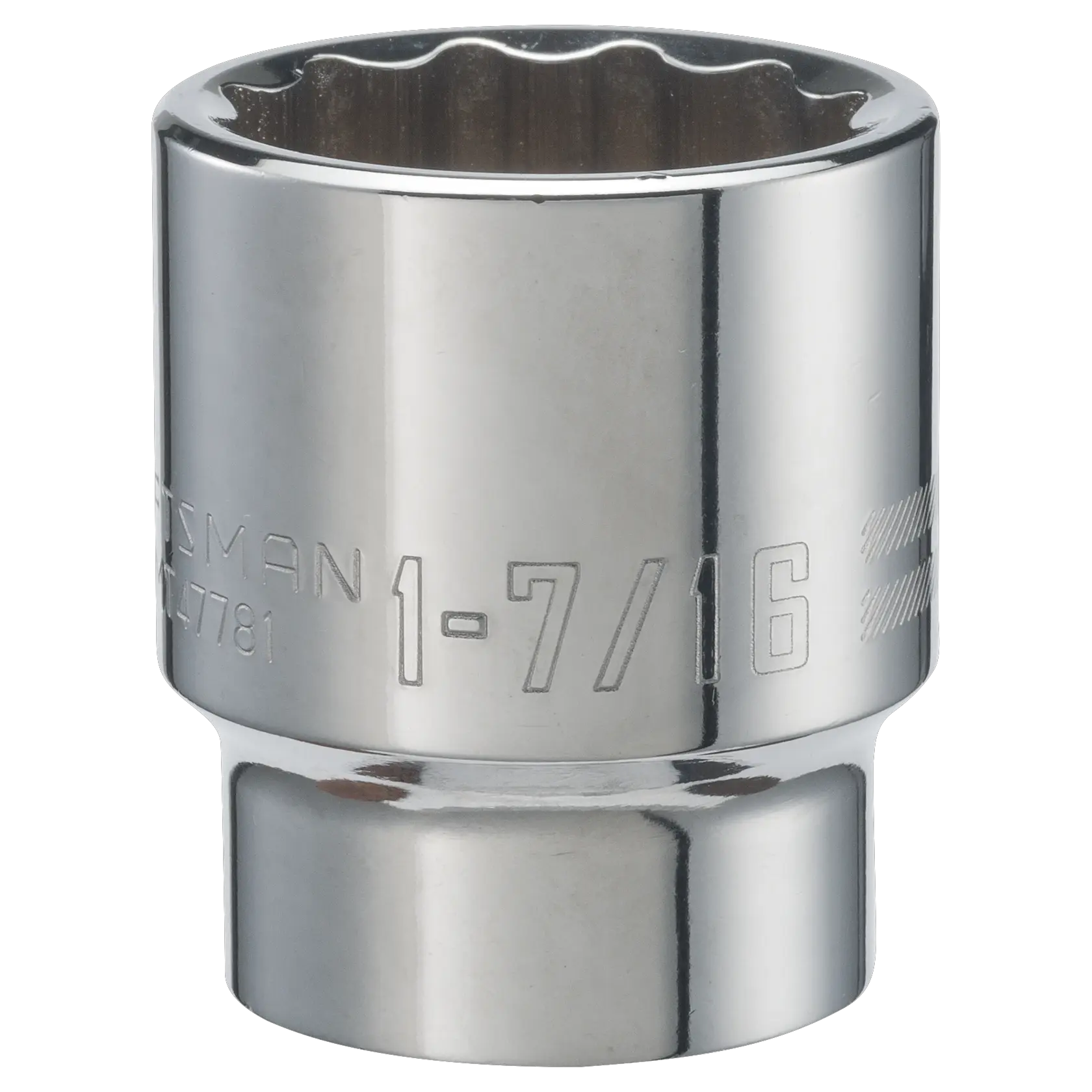 View of CRAFTSMAN Sockets: Shallow on white background