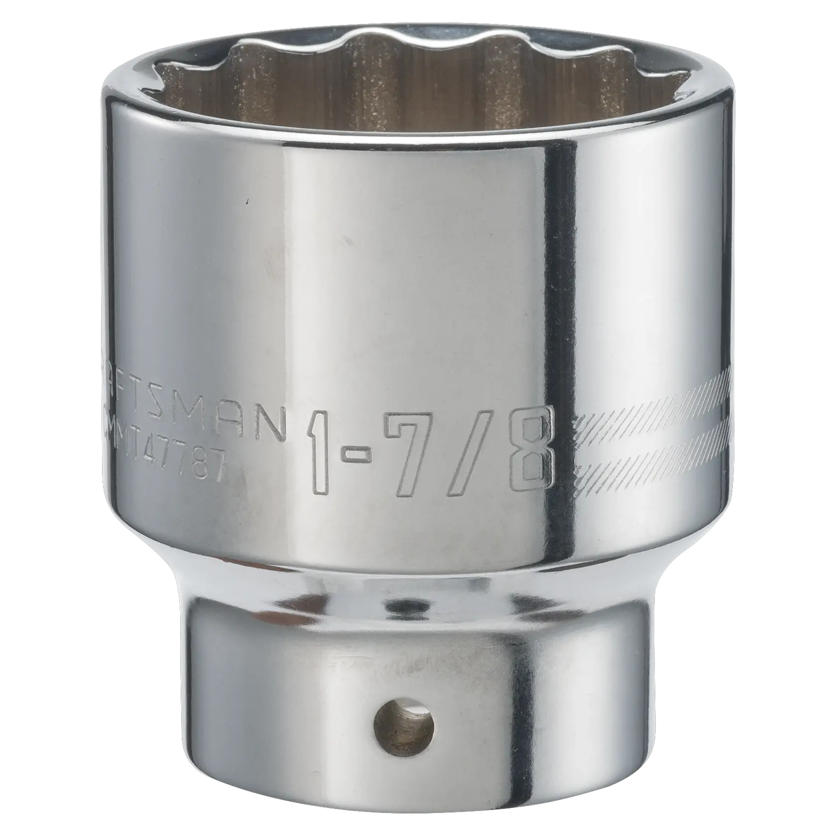 View of CRAFTSMAN Sockets: Shallow on white background