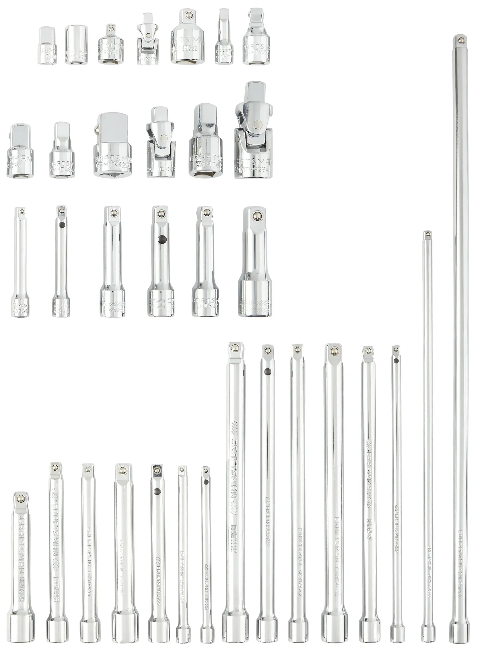 View of CRAFTSMAN Sockets: Bit Sockets on white background