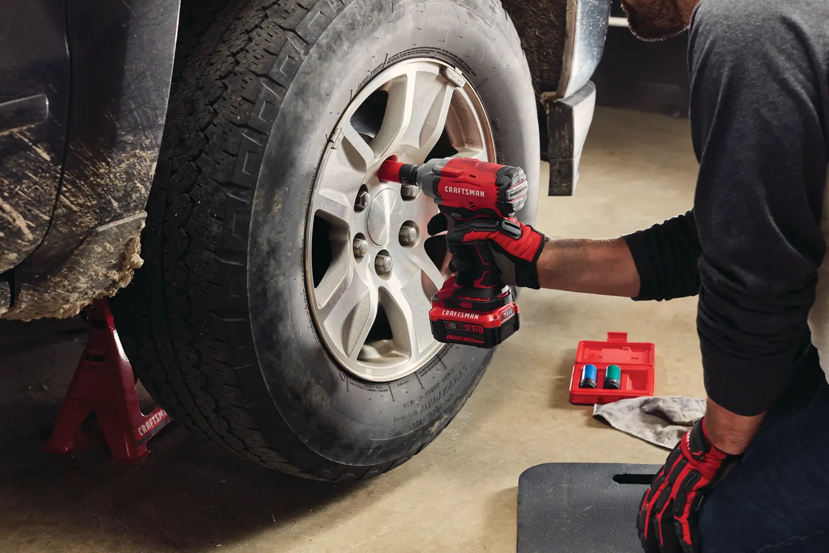 View of CRAFTSMAN Power Train  being used by consumer