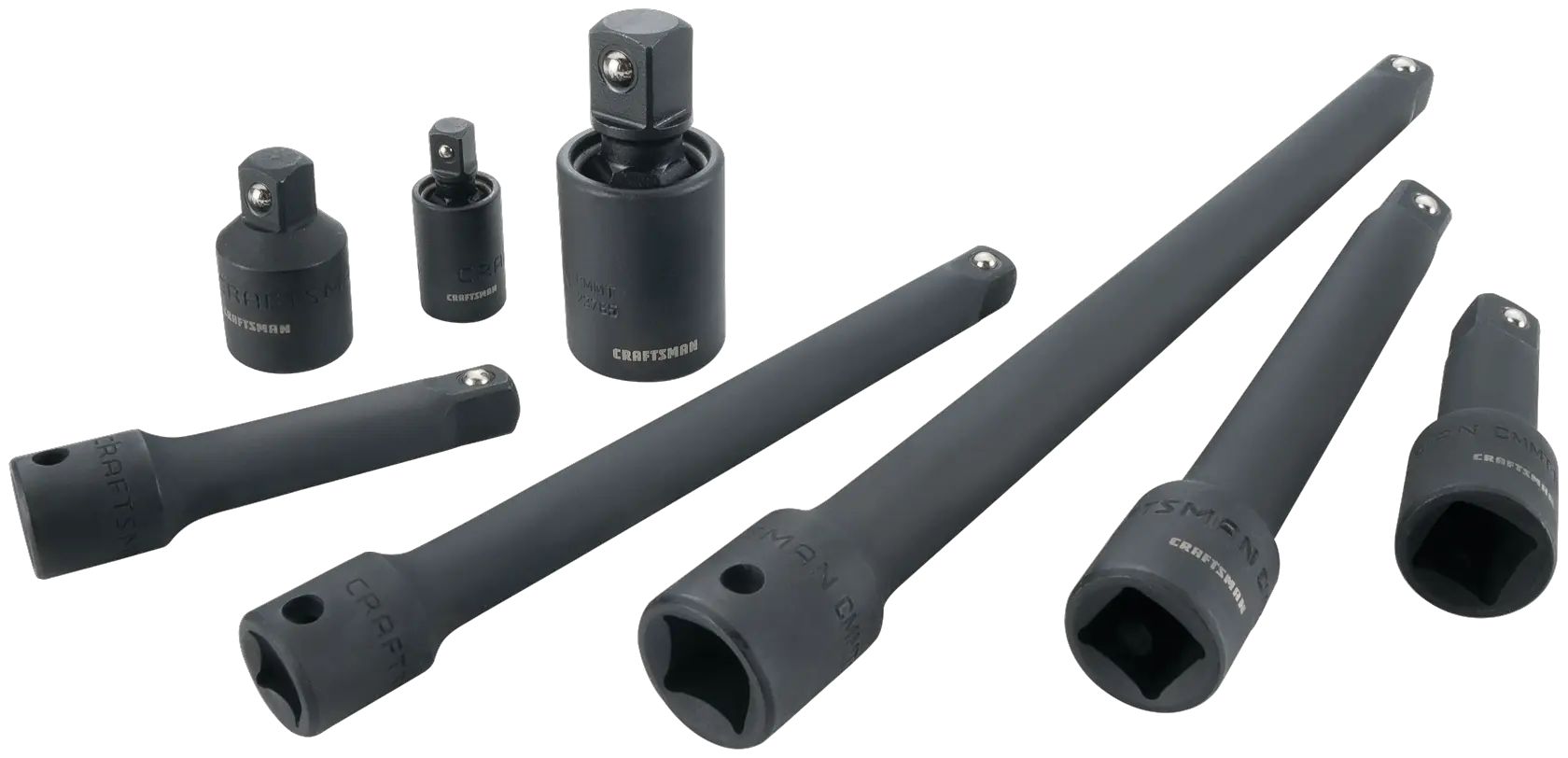 View of CRAFTSMAN Sockets: Impact on white background