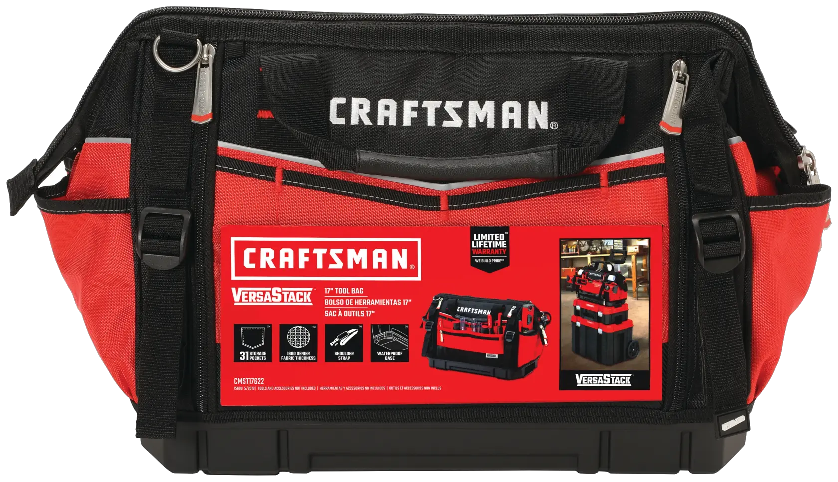 Versastack 17 inch tool bag.