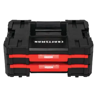 Versastack double shallow drawers.