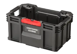 CRAFTSMAN TRADESTACK Tool Crate at three-quarter turn