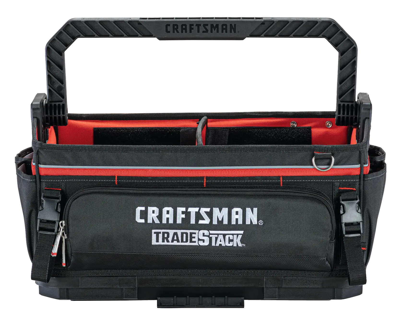 Profile of Tradestack 22 inch tool tote.