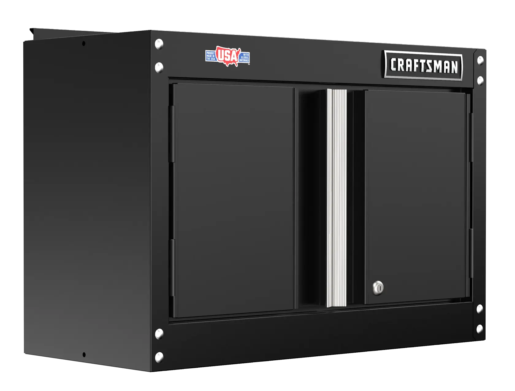 CRAFTSMAN 28-in wide by 18-in high storage wall cabinet angled right view