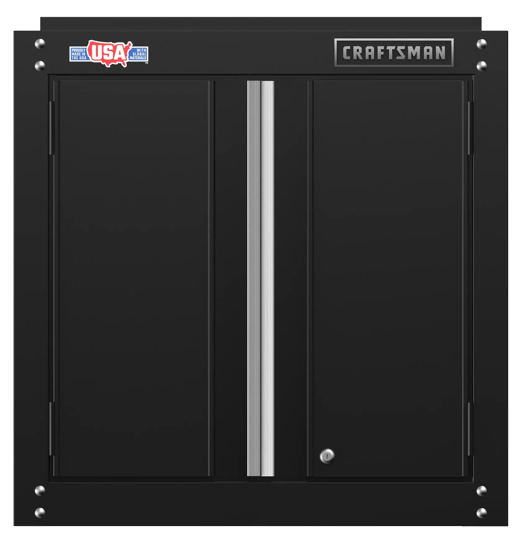CRAFTSMAN 28-in wide by 28-in high storage wall cabinet straight forward view