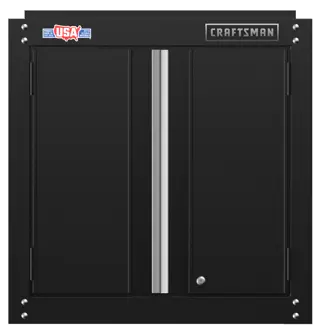 CRAFTSMAN 28-in wide by 28-in high storage wall cabinet straight forward view