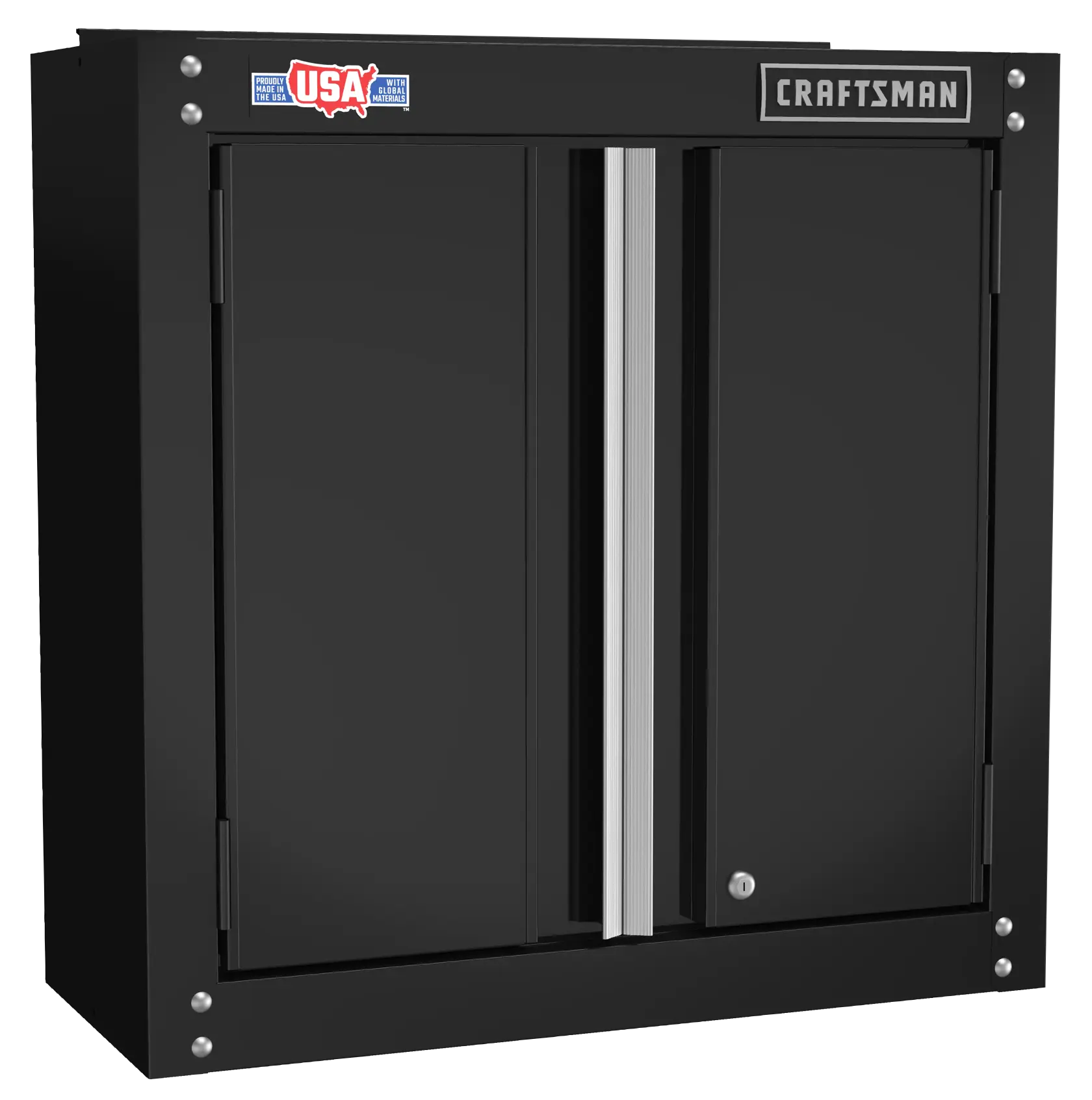 CRAFTSMAN 28-in wide by 28-in high storage wall cabinet angled view