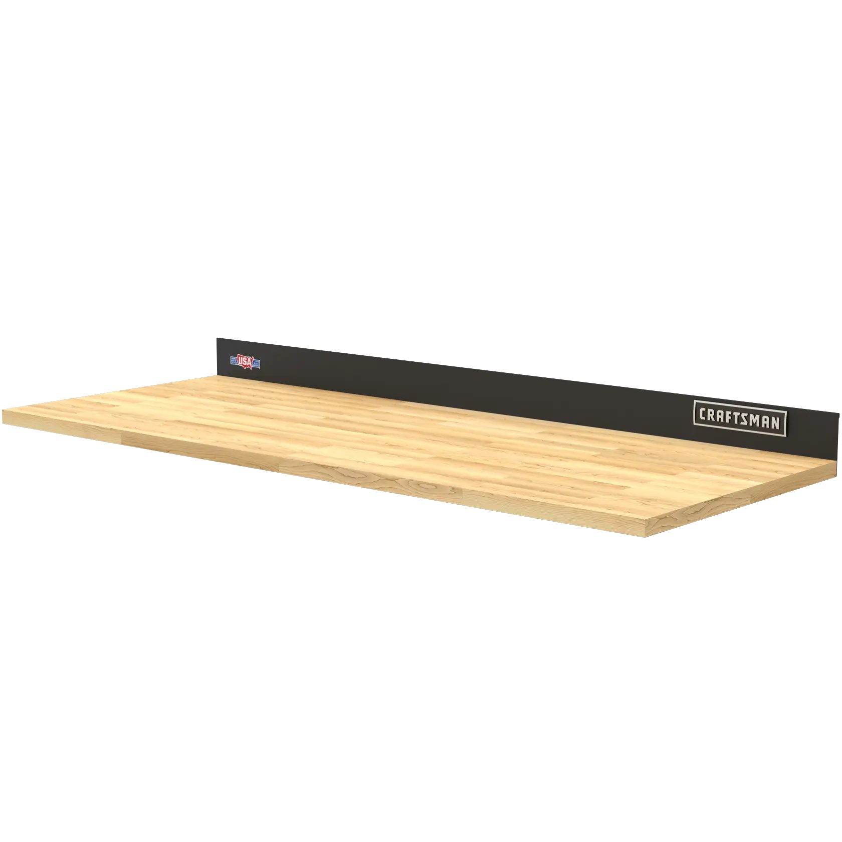 Wood Craftsman Plank layed flat, turned to the left at 3/4 angle
