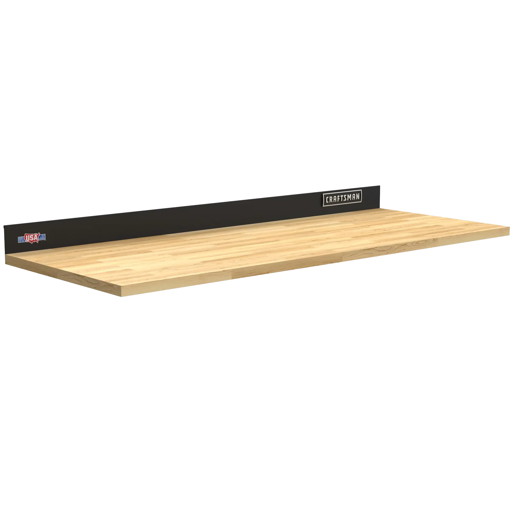 Wood Craftsman Plank layed flat, turned to the right at 3/4 angle