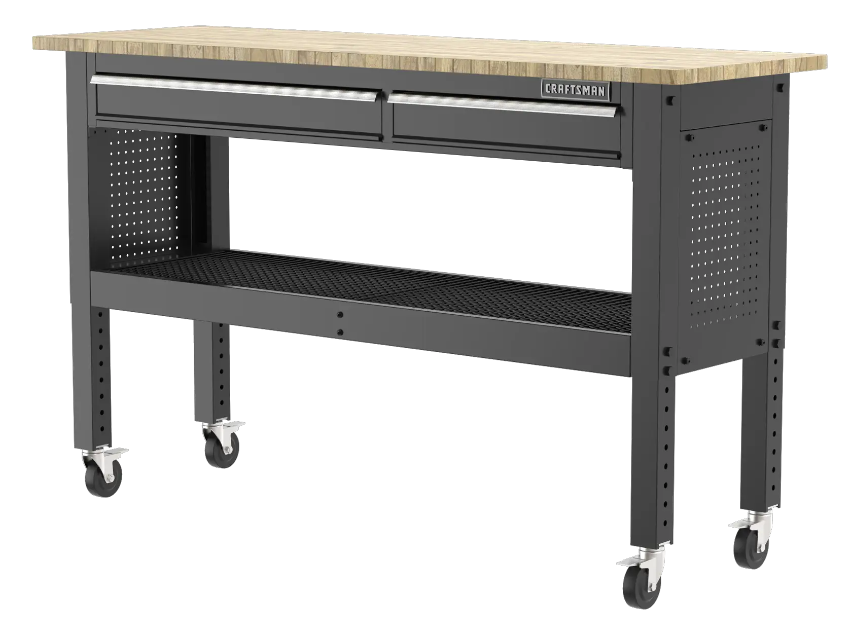 CRAFTSMAN® Premium Workbench Set Up with Caster Wheels