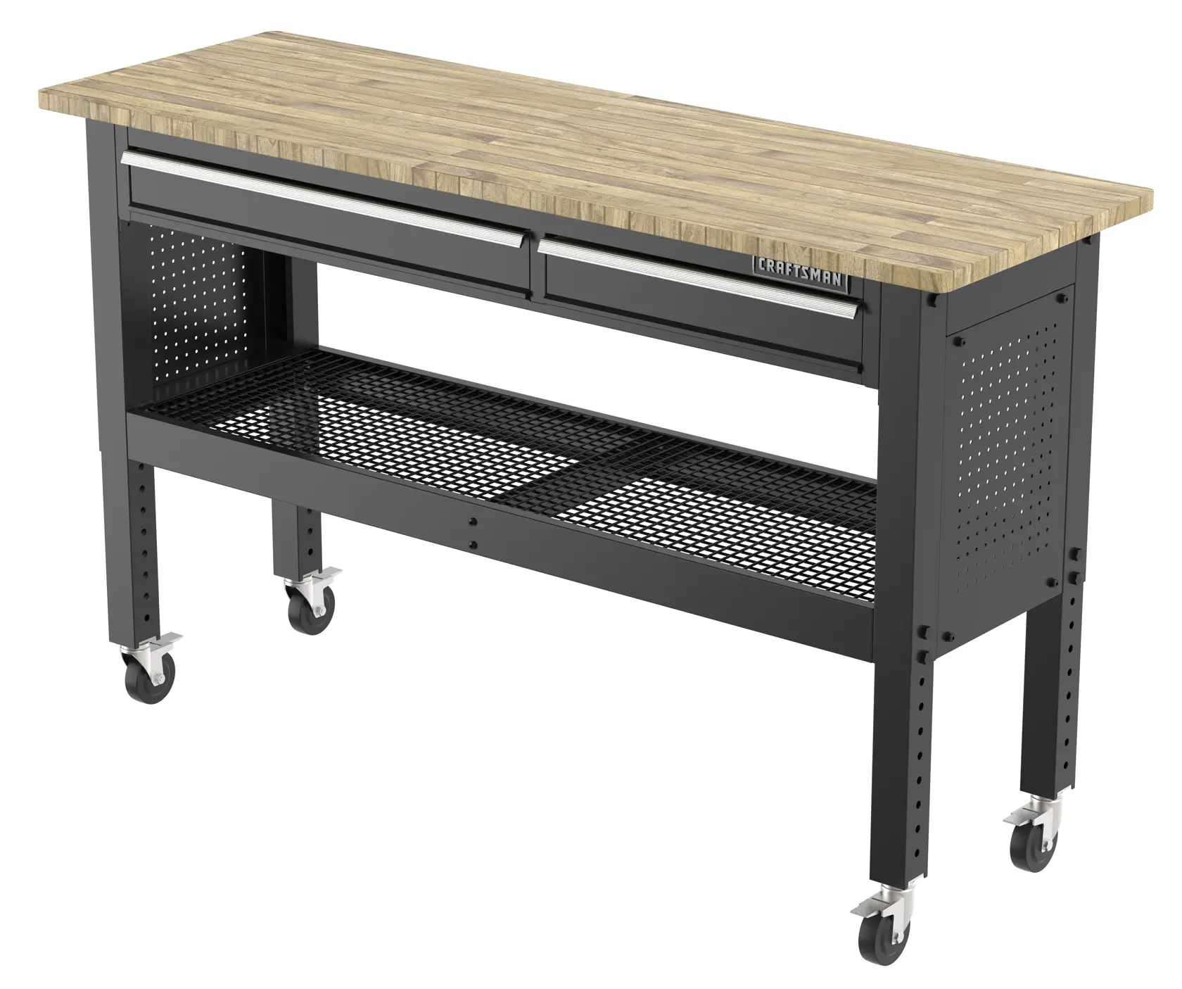 CRAFTSMAN® Premium Workbench Set Up with Caster Wheels