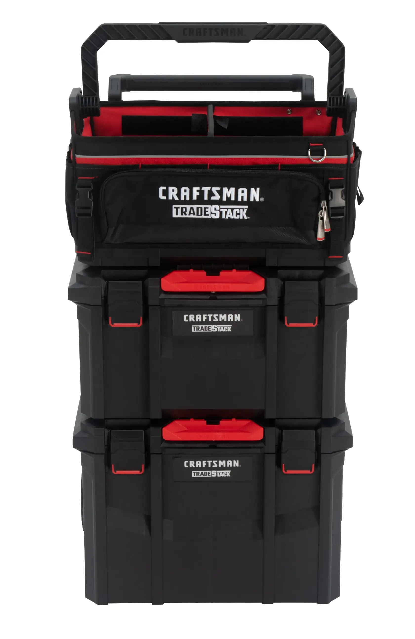 CRAFTSMAN TRADESTACK Tool Tote Tower Front Angle 