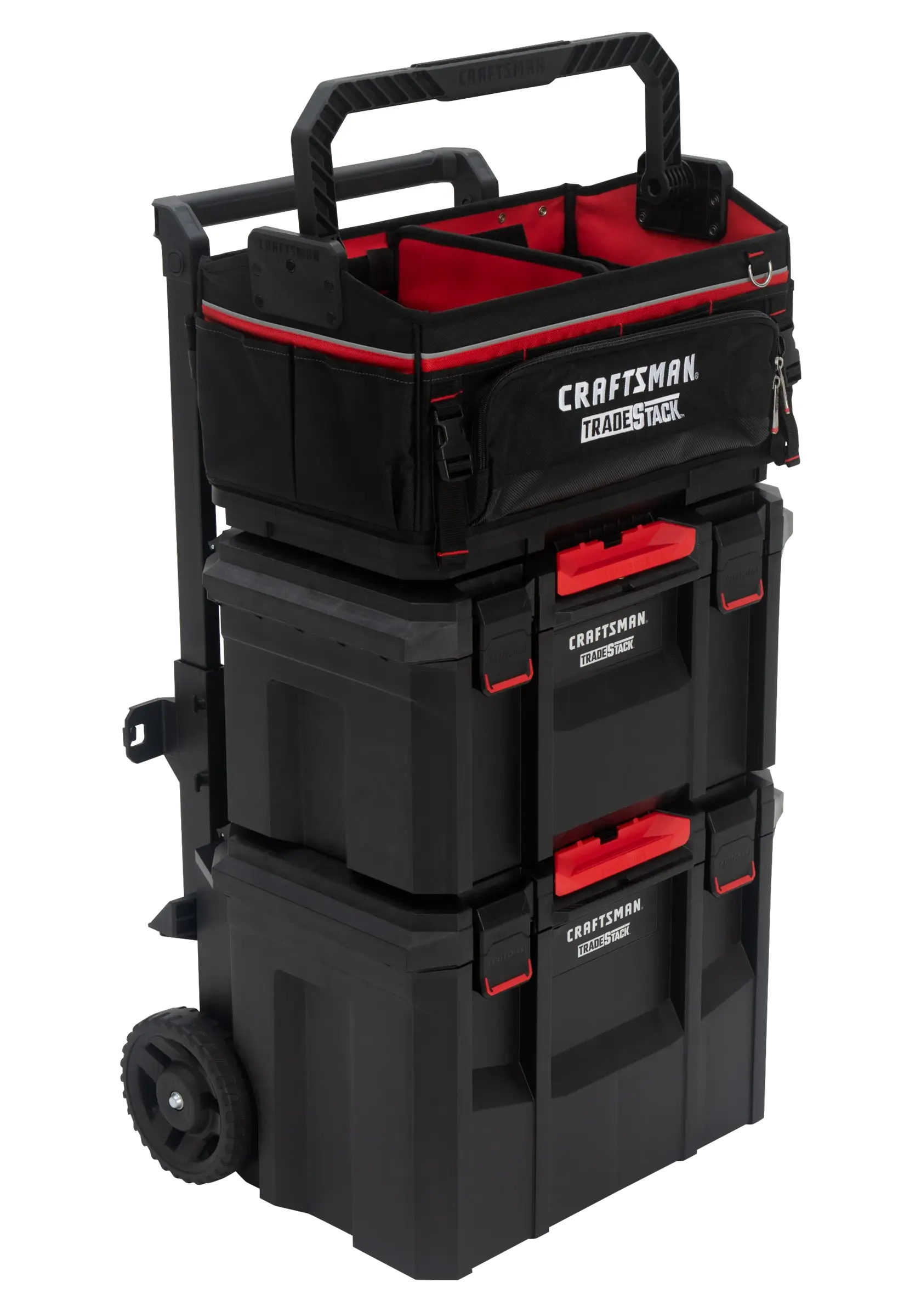 CRAFTSMAN TRADESTACK Tool Tote Tower Right Side Angle 