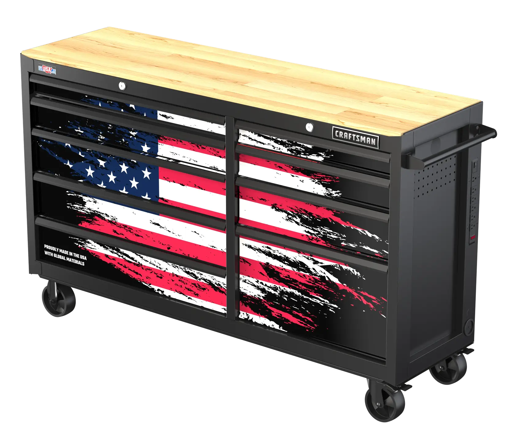 CRAFTSMAN® 6' Patriotic Workbench on white background