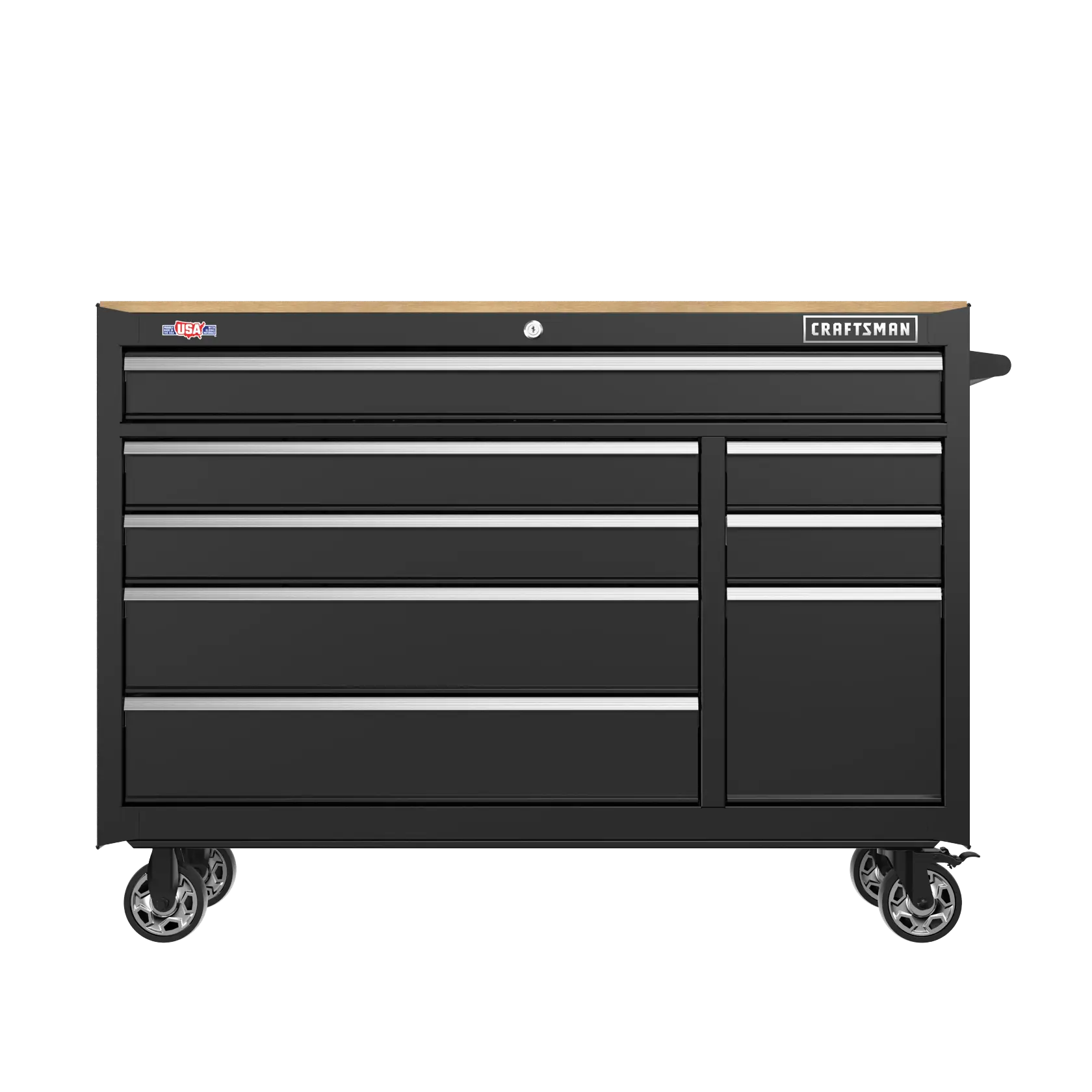 Beauty shot of the tool chest straight on