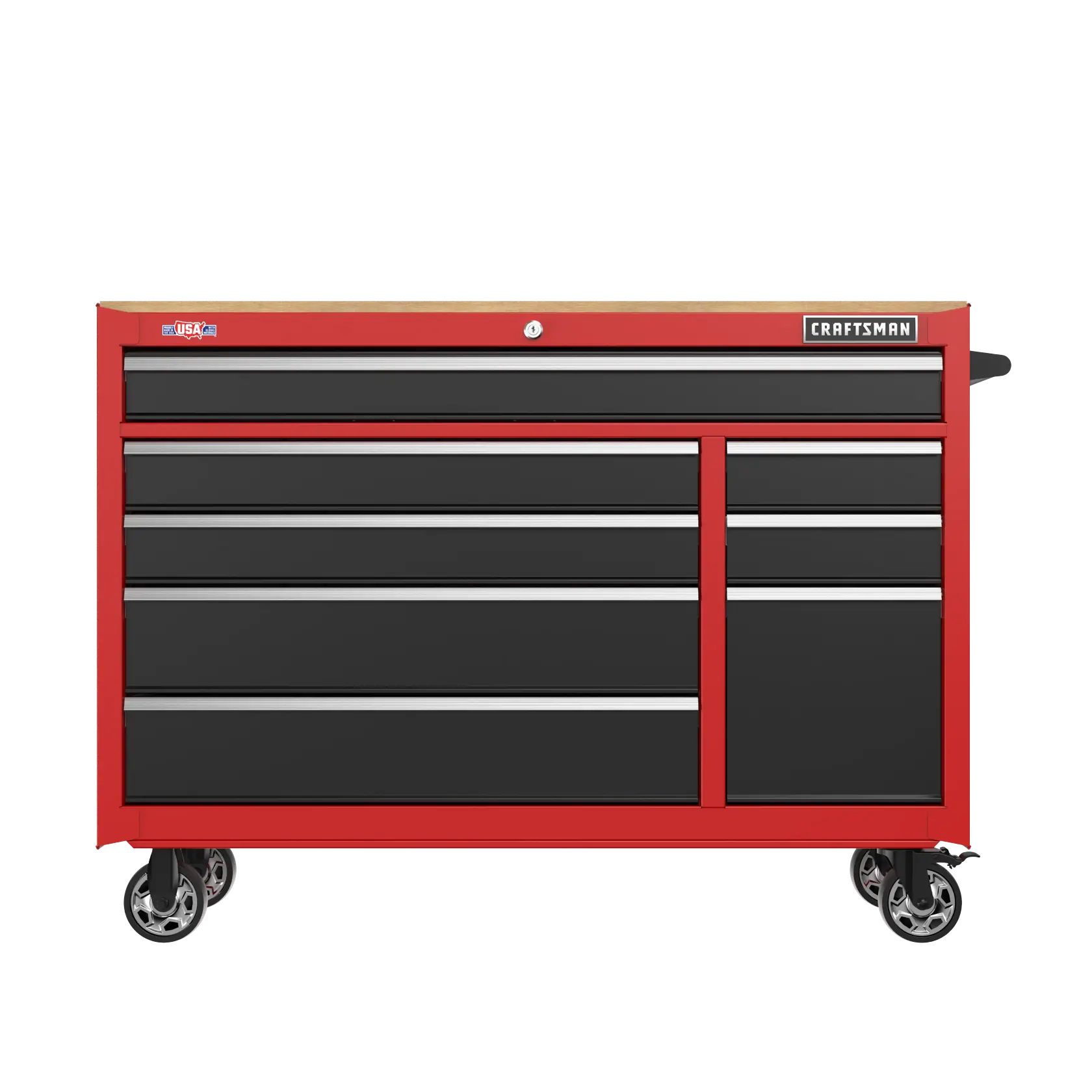 Beauty shot of the tool chest straight on