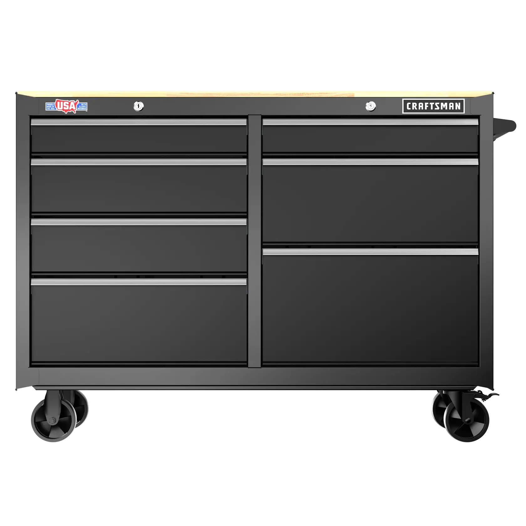 CRAFTSMAN 52" Workstation - Black  Front Profile