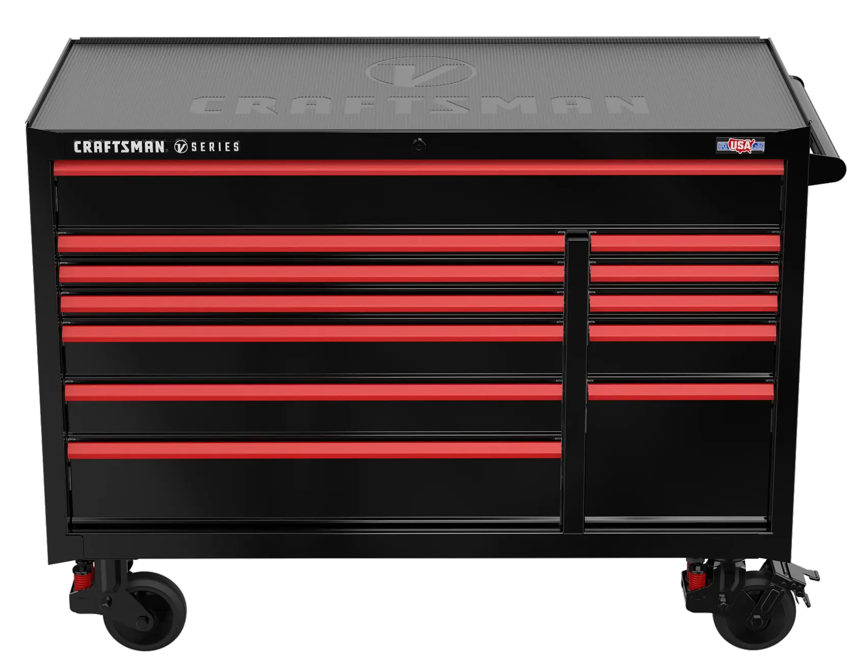 CRAFTSMAN V-Series™ 52 inch cabinet birdseye view