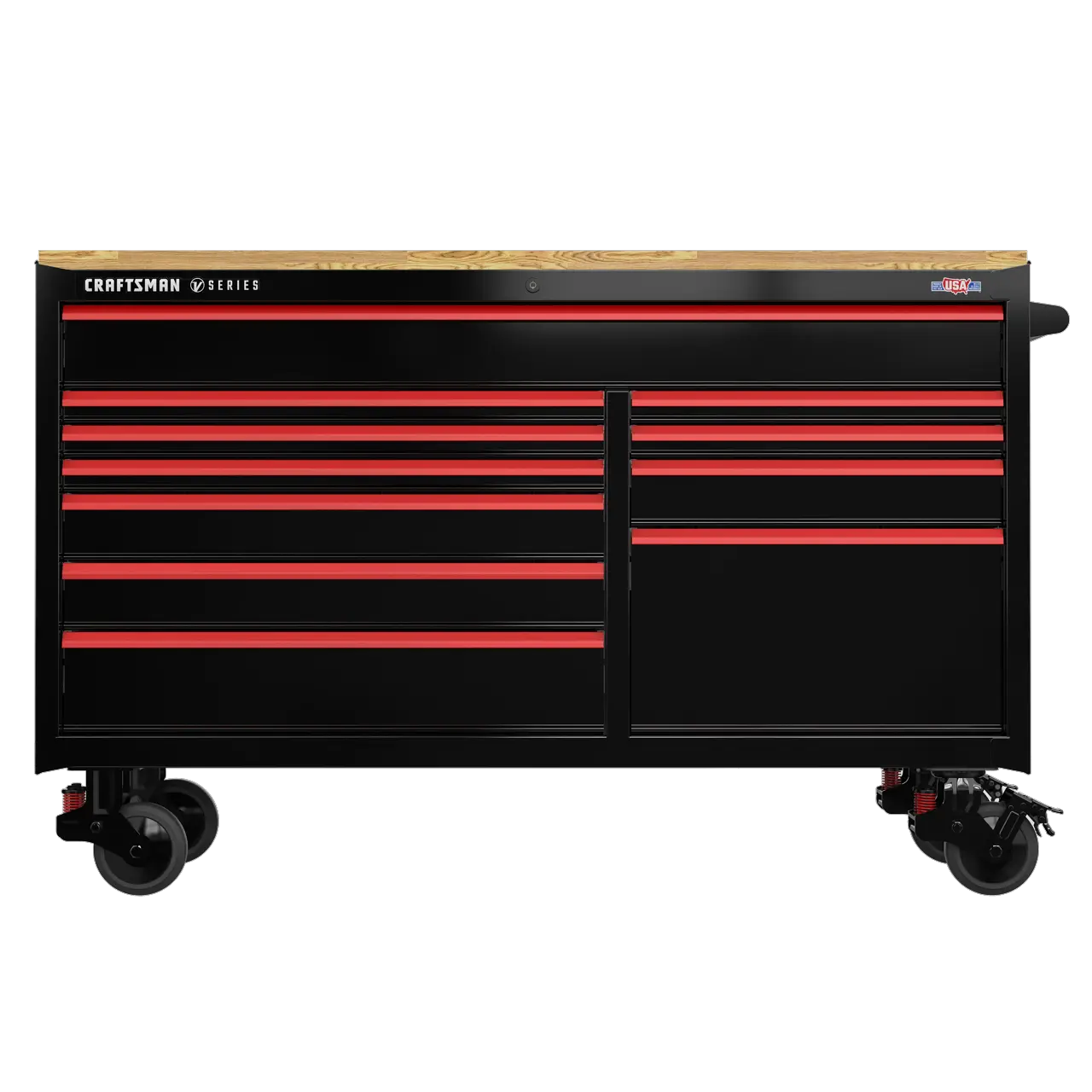 straight forward view of V-Series 63" Workstation