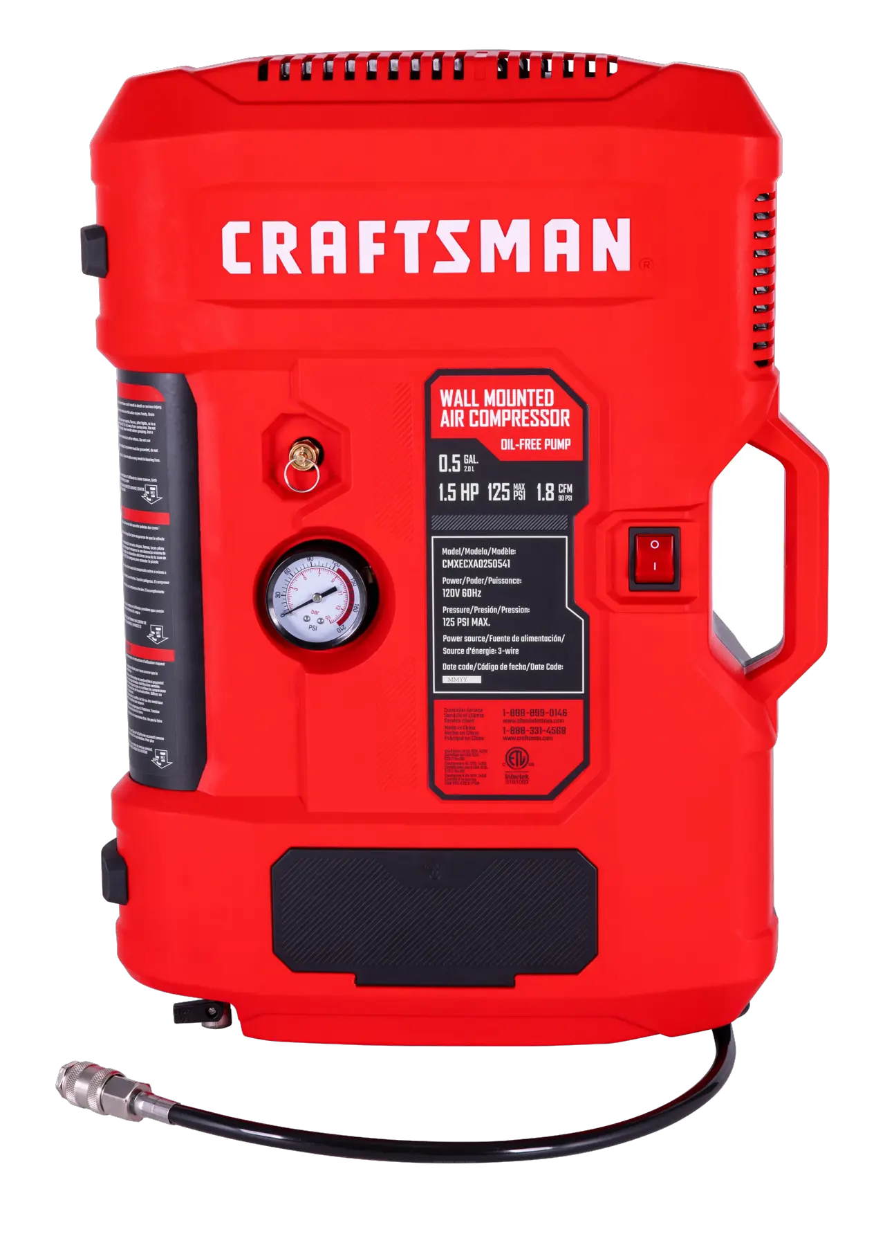 Craftsman Wall Mount Compressor Front