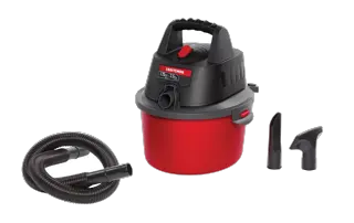 2.5 Gallon 1.75 Peak h p wet and dry vac kit.
