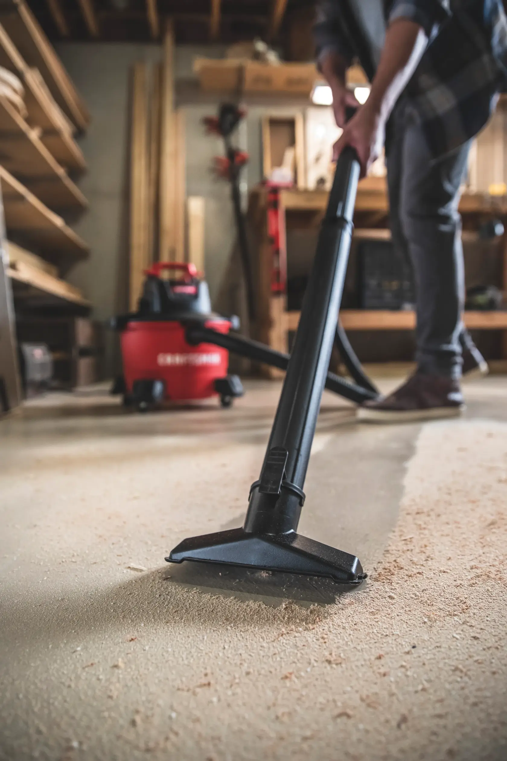 View of CRAFTSMAN Accessories: Vacuums  being used by consumer