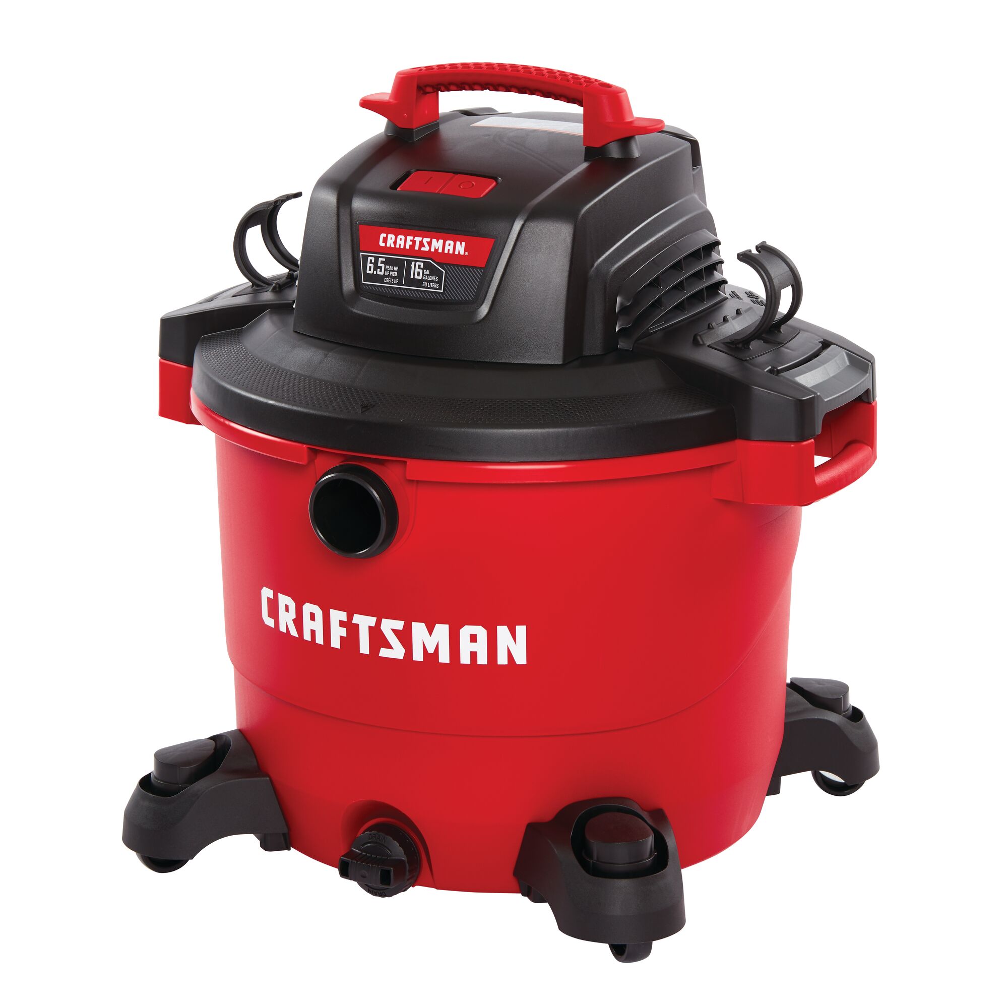 CRAFTSMAN 16-Gallon 6.5 Peak HP Wet/Dry Vac (CMXEVBE17595)