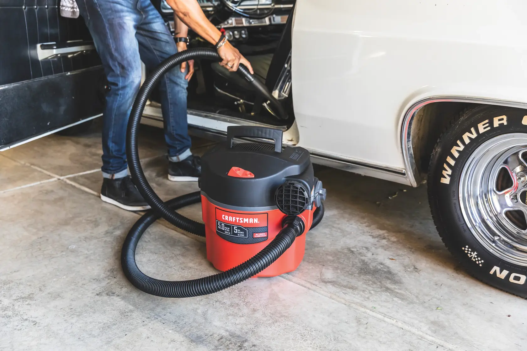 くあん CRAFTSMAN 5-Gallon 5.5 Peak HP Corded Electric Wet/Dry Shop