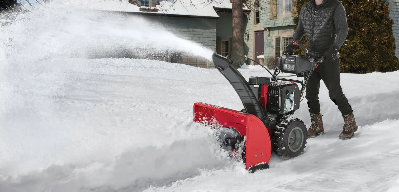 CRAFTSMAN 28-Inch 357cc Three-Stage Gas Snow Blower