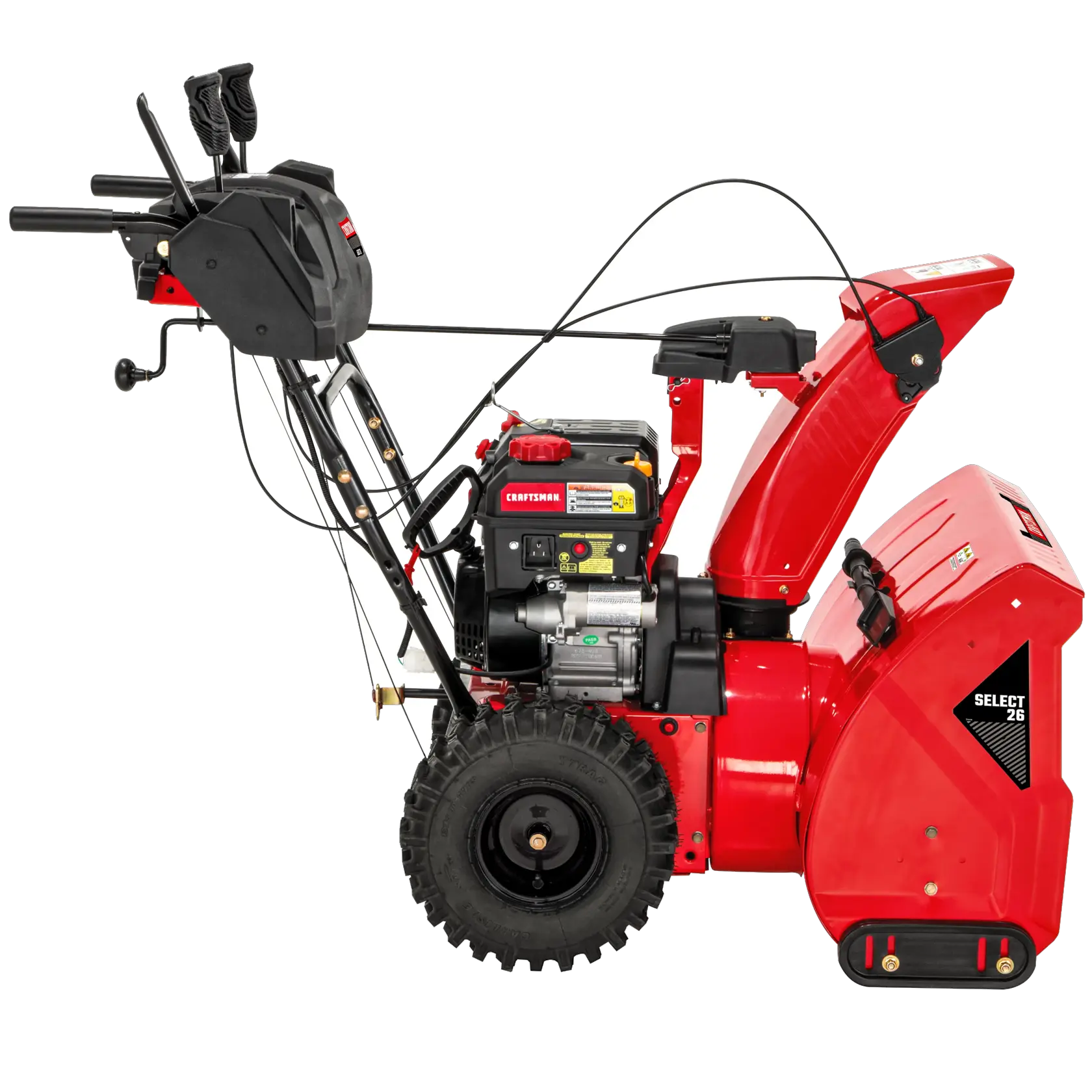 CRAFTSMAN Select 26 in 243 cc 2-Stage Gas Snow Blower on white background