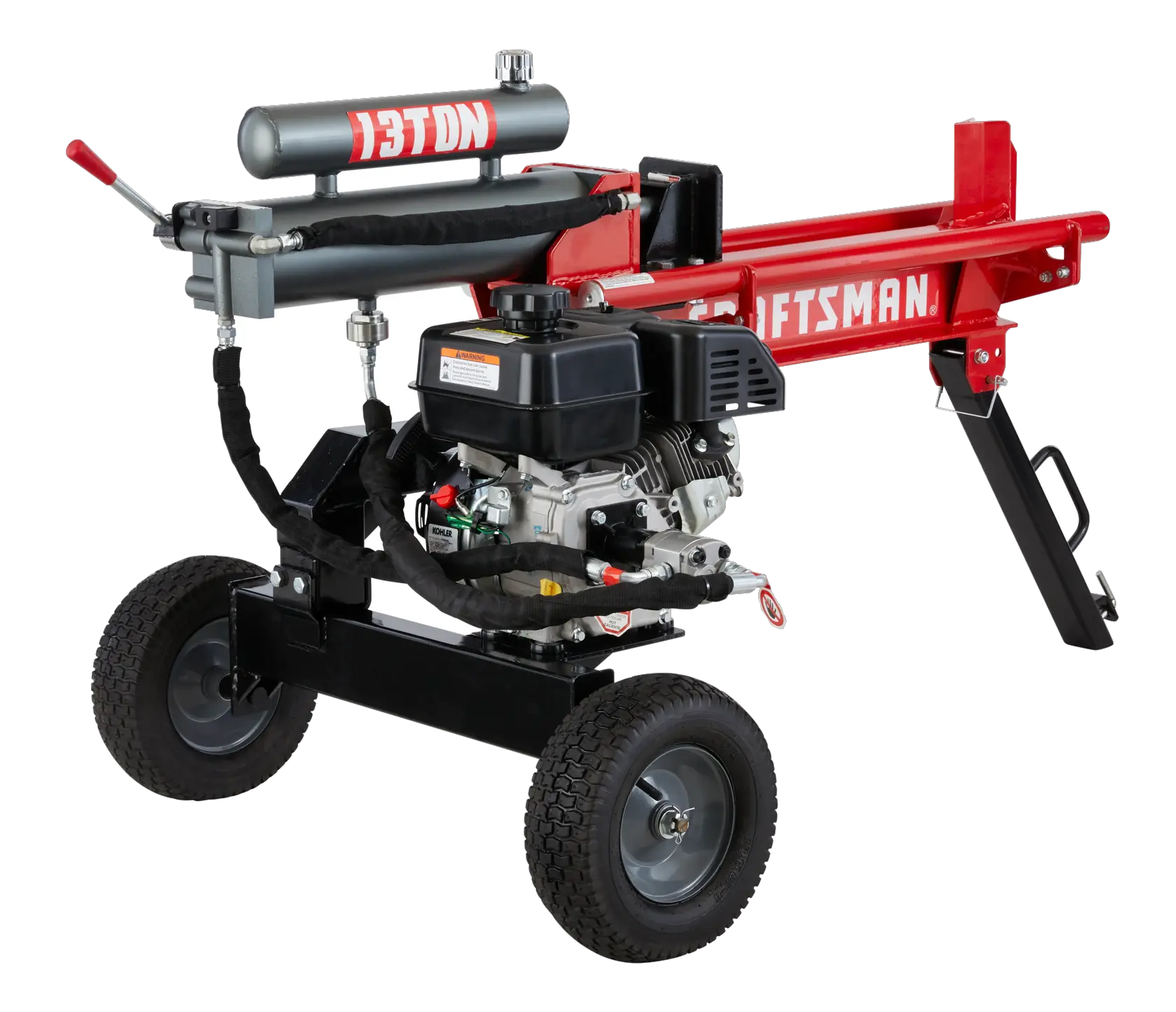 13 ton Log Splitter on white background