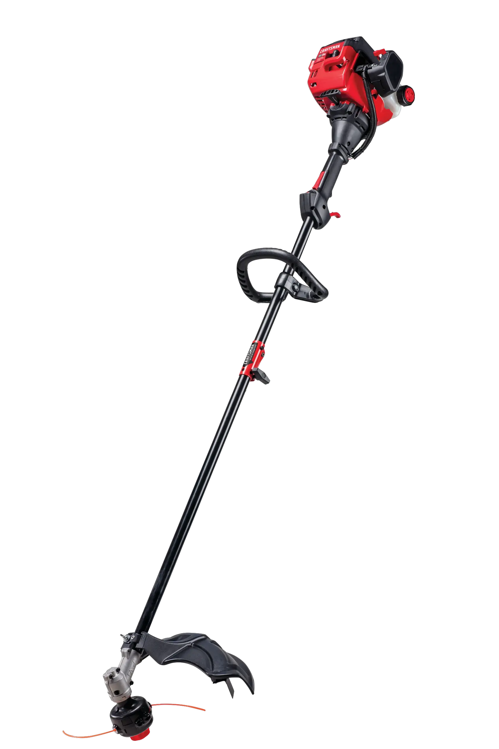 2 Cycle 17 inch straight shaft gas weedwacker trimmer.