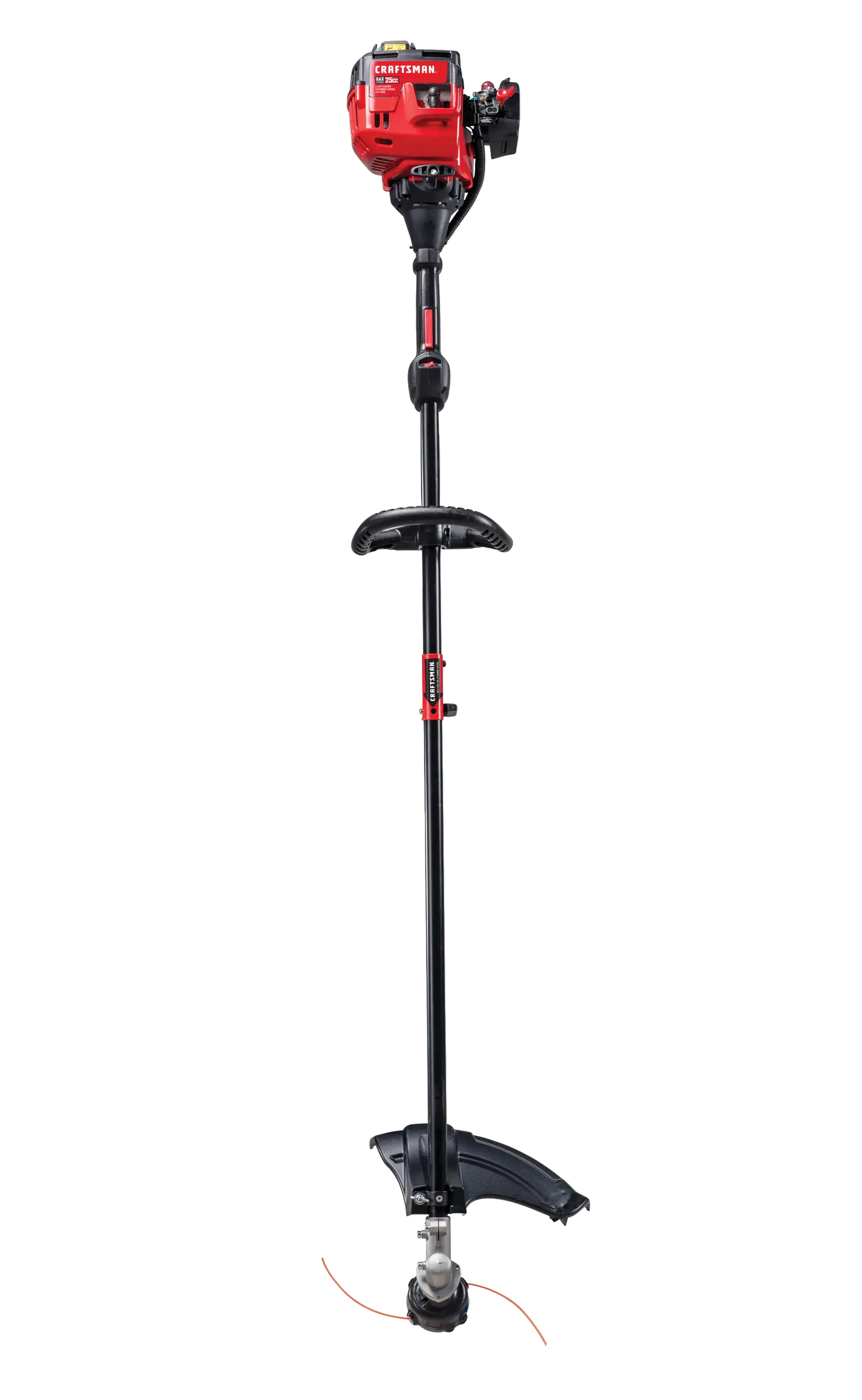 2 Cycle 17 inch straight shaft gas weedwacker trimmer.