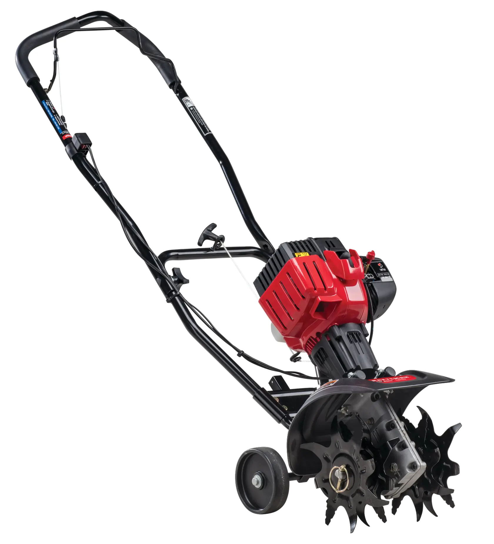 Left profile of 2 Cycle Gas cultivator.