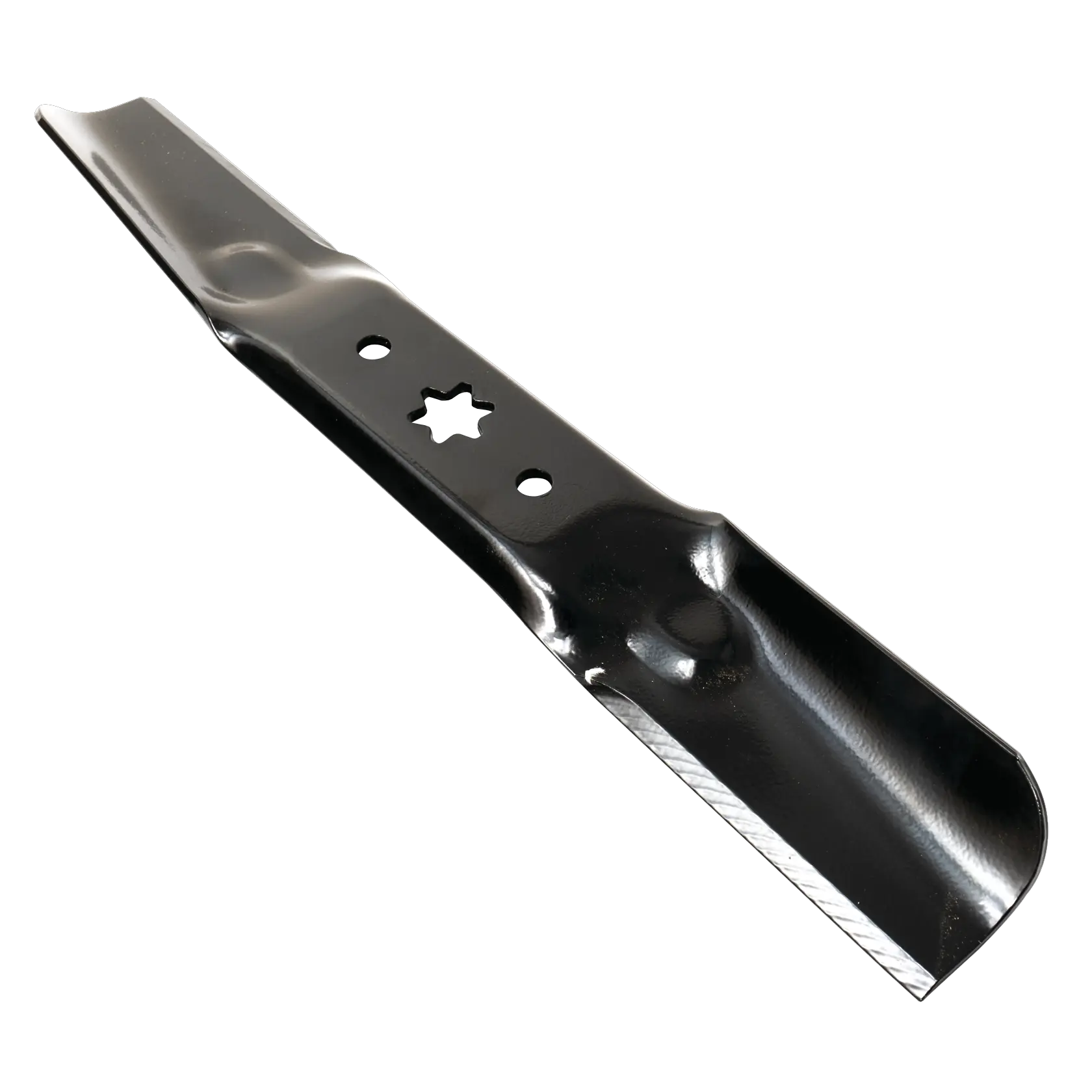 Left profile of 50 Inch Bagging and Side Discharging Blade Set.