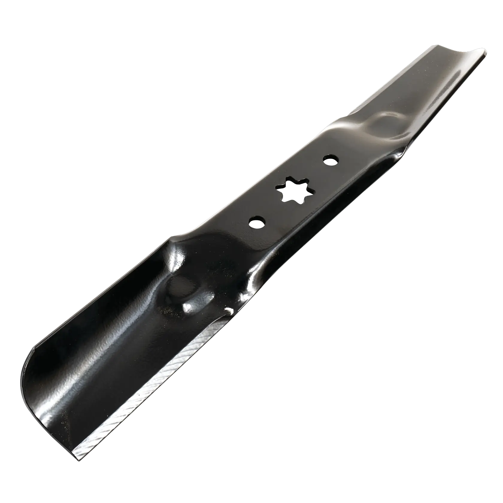 Right profile of 50 Inch Bagging and Side Discharging Blade Set.