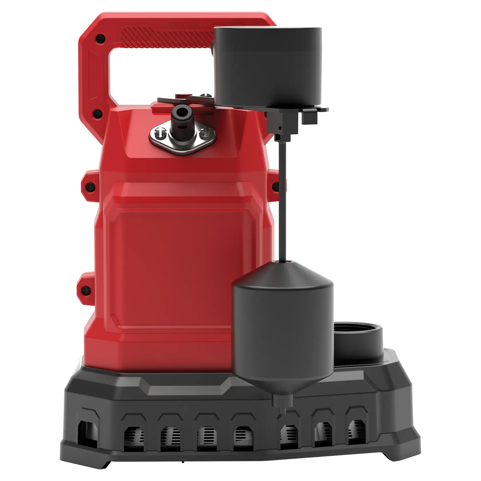 1-2HP SUMP PUMP REINFORCED THERMOPLASTIC SUBMERSIBLE AUTOMATIC VERTICAL SWITCH BACK VIEW