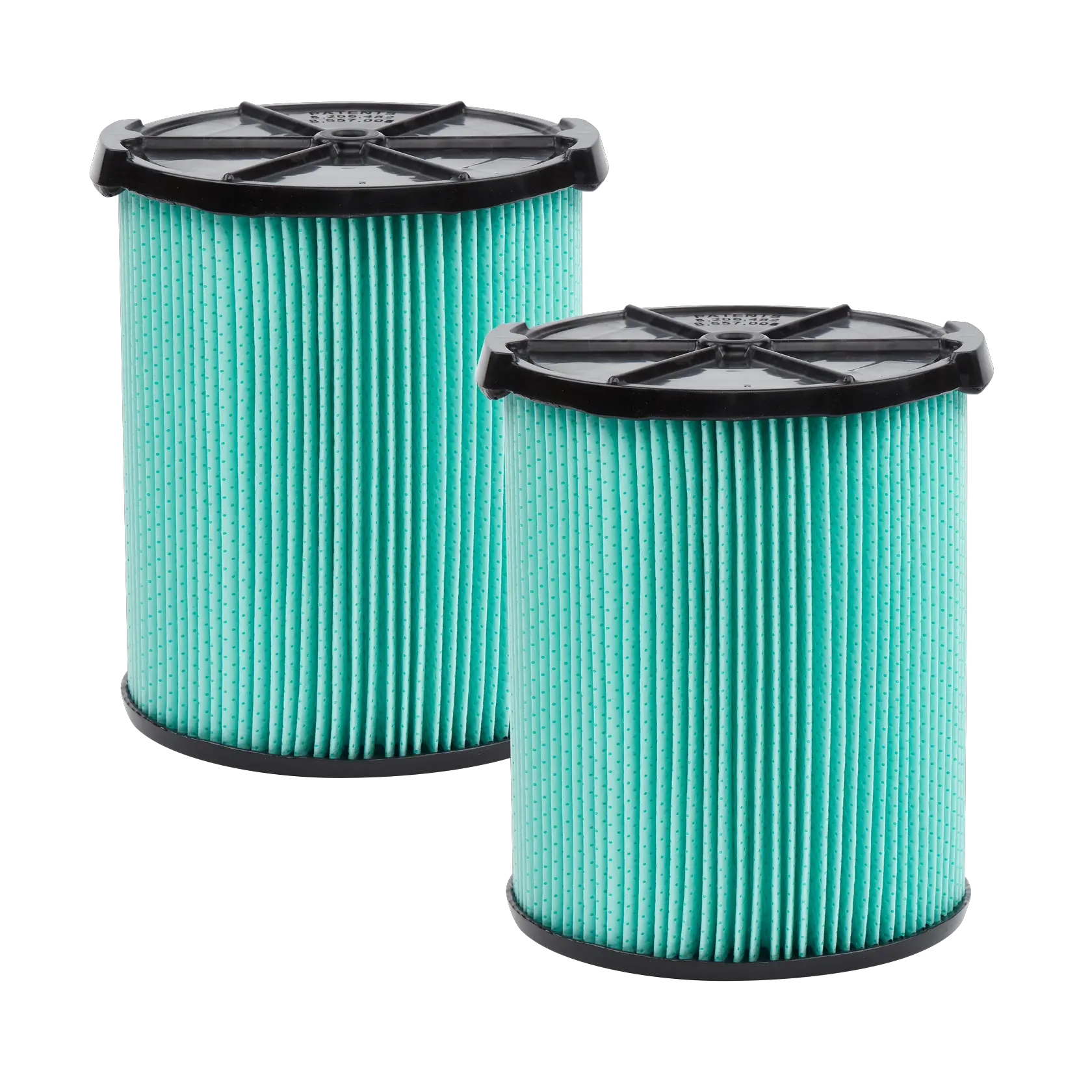 Front facing 2-pack CRAFTSMAN HEPA Media Filter for 5-20 Gallon CRAFTSMAN Shop Vacuums