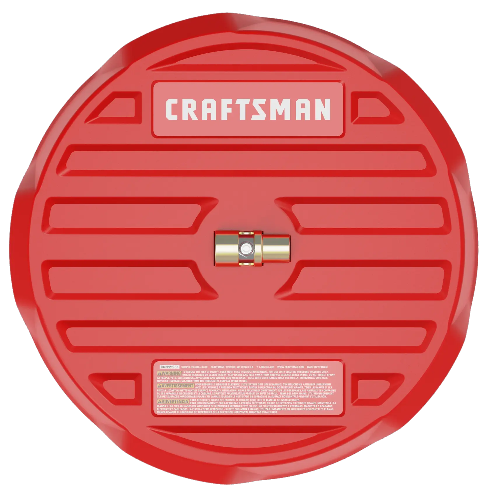 15" Surface Cleaner Top View