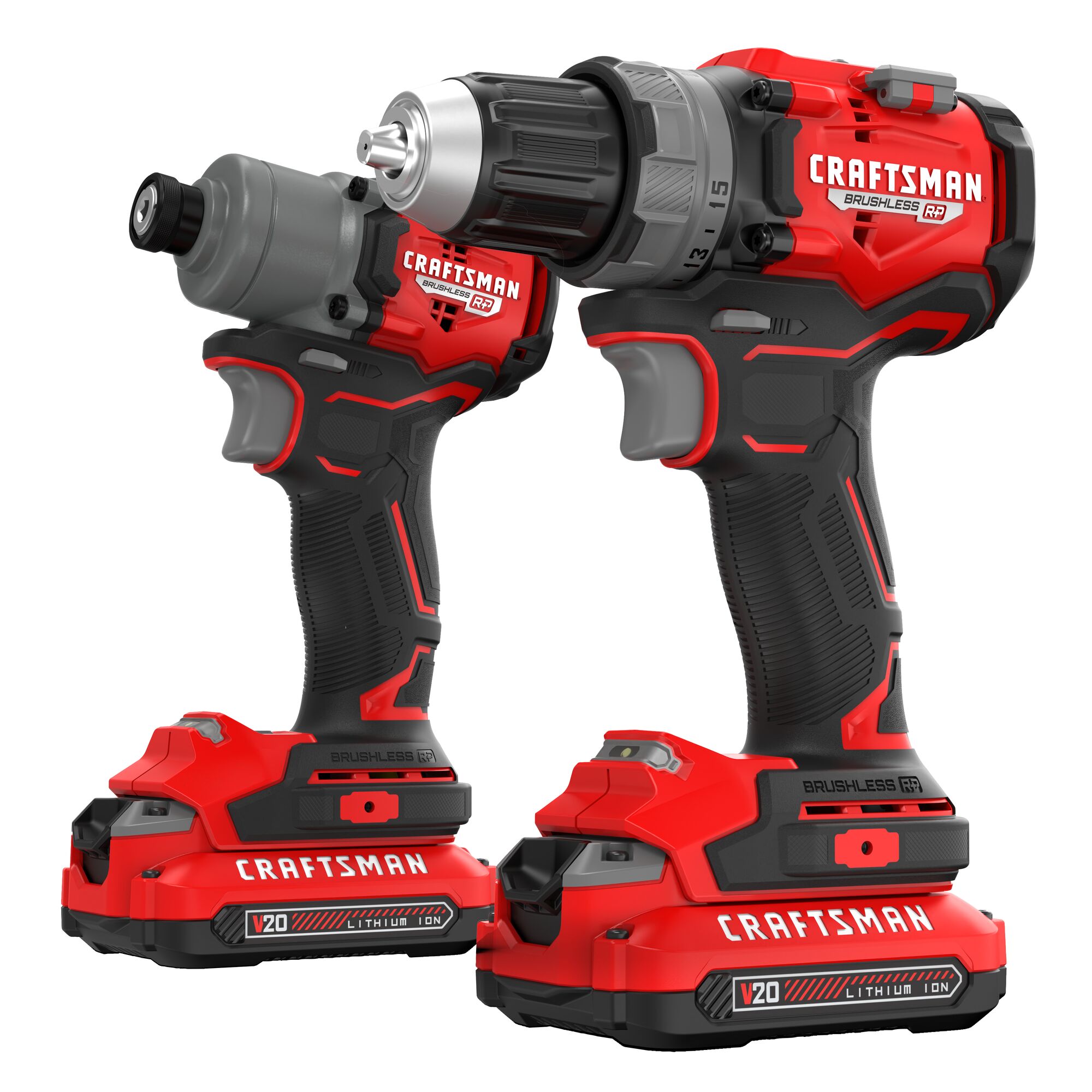CRAFTSMAN V20* BRUSHLESS RP™ 2-Tool Combo Kit with (2)